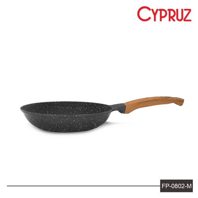 Cypruz Die Cast Marble Fry Pan 24 Cm FP-0802-M