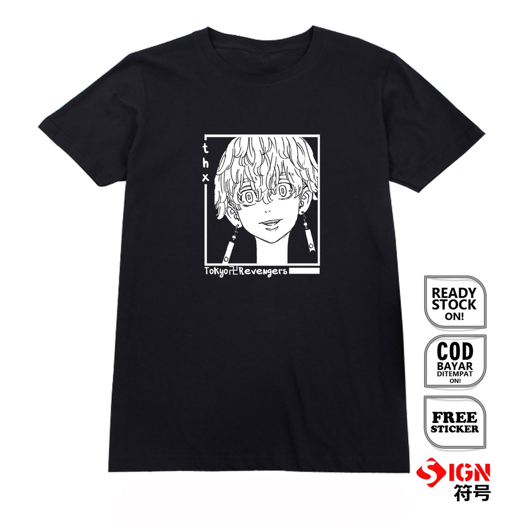 KAOS TOKYO REVENGERS IZANA KUROKAWA COSPLAY BAJU JEPANG CULTURE ANIME MANGA TENJIKU BLACK DRAGON SC