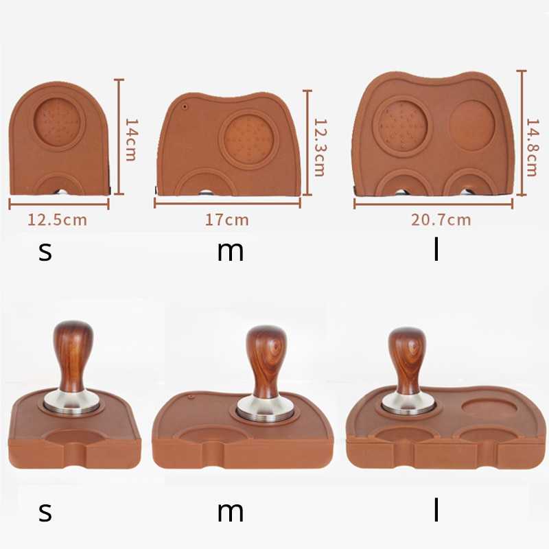 Tamping Mat Silicone Tatakan Matras Alas Tamper  Peralatan Perlengkapan Kopi Espresso Press Filter