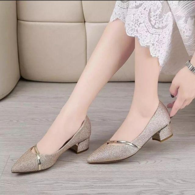 heels dan tas paket tas selempang dan sepatu  pesta