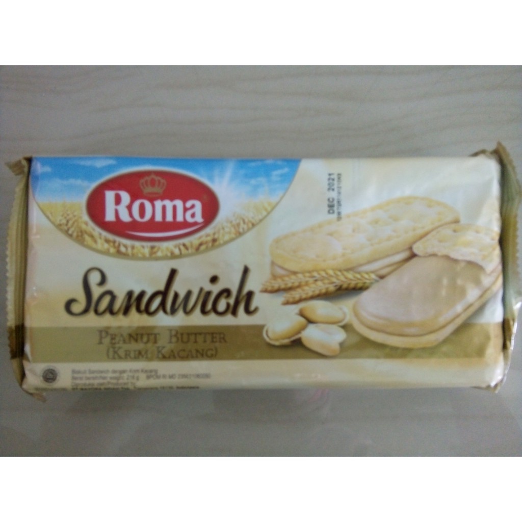 

roma sandwich peanut butter