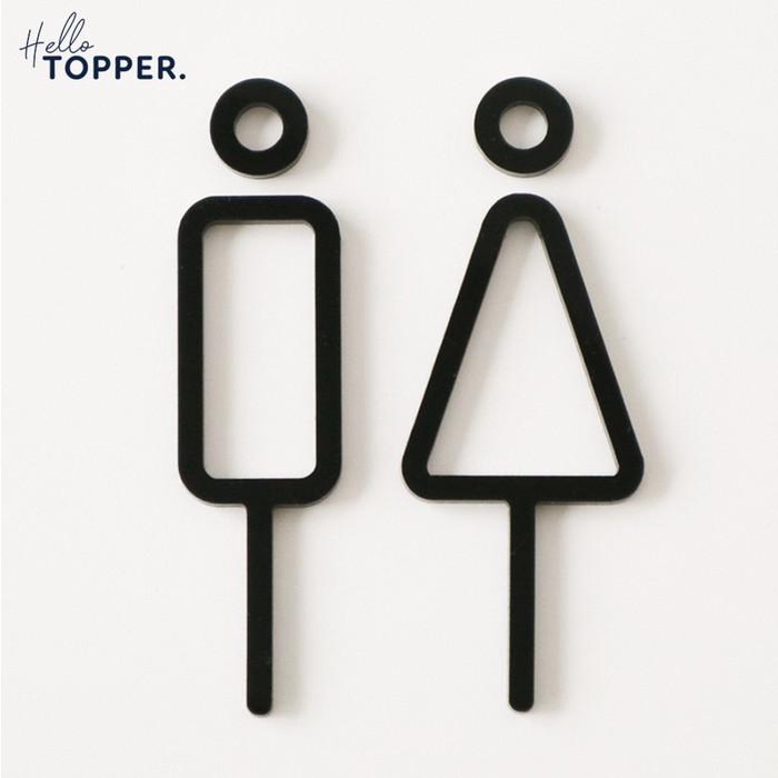 

Stiker Sign Toilet Simple | Toilet Sign Acrylic Sticker | Akrilik Sign Kualitas Terbaik