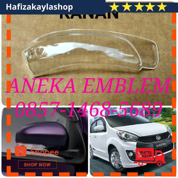 Part mobil mika sein spion sirion - mika lampu sen - reting - spion sirion zn 337