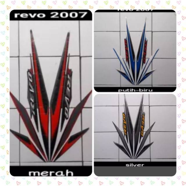Stiker Striping Lis Les Body Motor Revo 2007