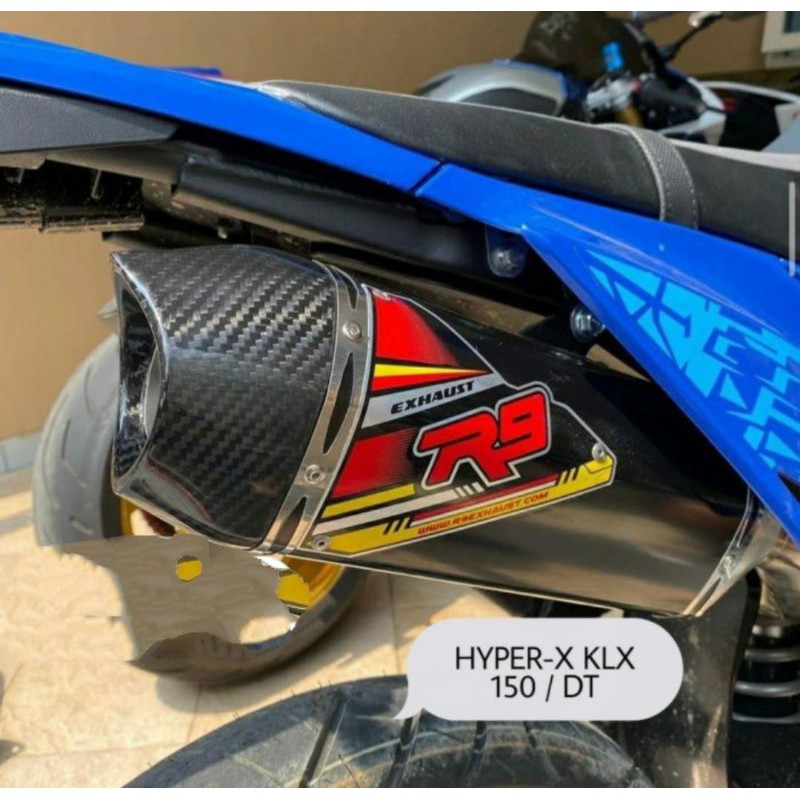 KNALPOT R9 HYPER X SERIES KLX 150 / DTRACKER / CRF 150