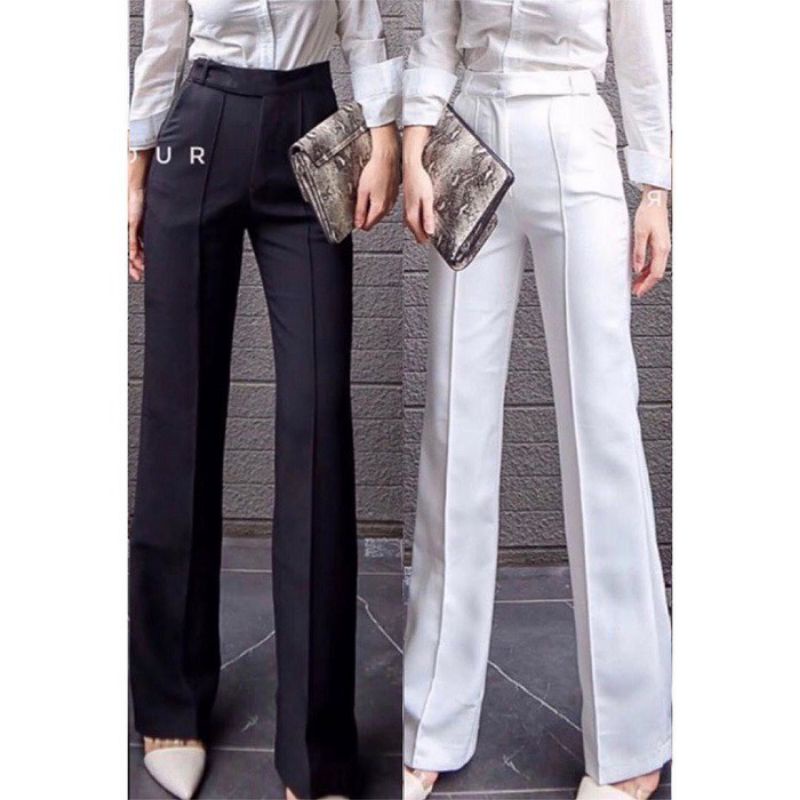 Celana Kulot Zipper List Ukuran Jumbo (Size S - Size XXXL)/E-2