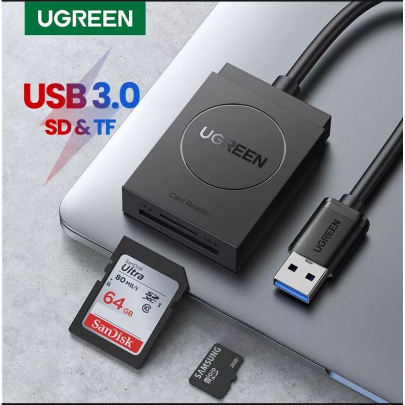 Ugreen Usb 3.0 Card Reader All in One for Micro Sd TF SDHC SDXC MMC it's