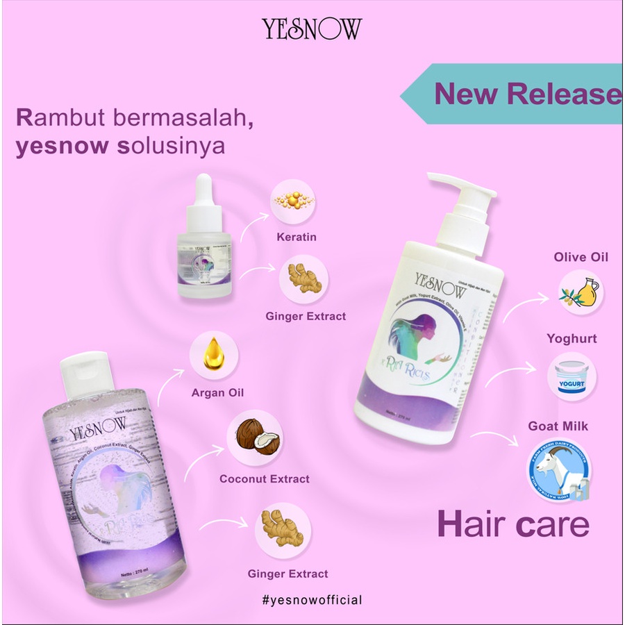 NEW YESNOW Clear and Smooth Hair Shampo&amp;MilkySmoothHairConditioner&amp;HairTonic