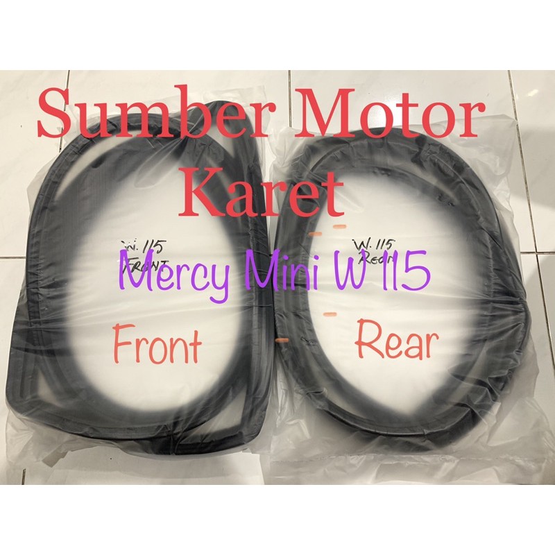 Karet Kaca Depan Dan Belakang Mercy Mini