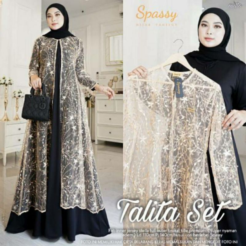 SET TALITA GAMIS + OUTER TILLE NO PASMINA