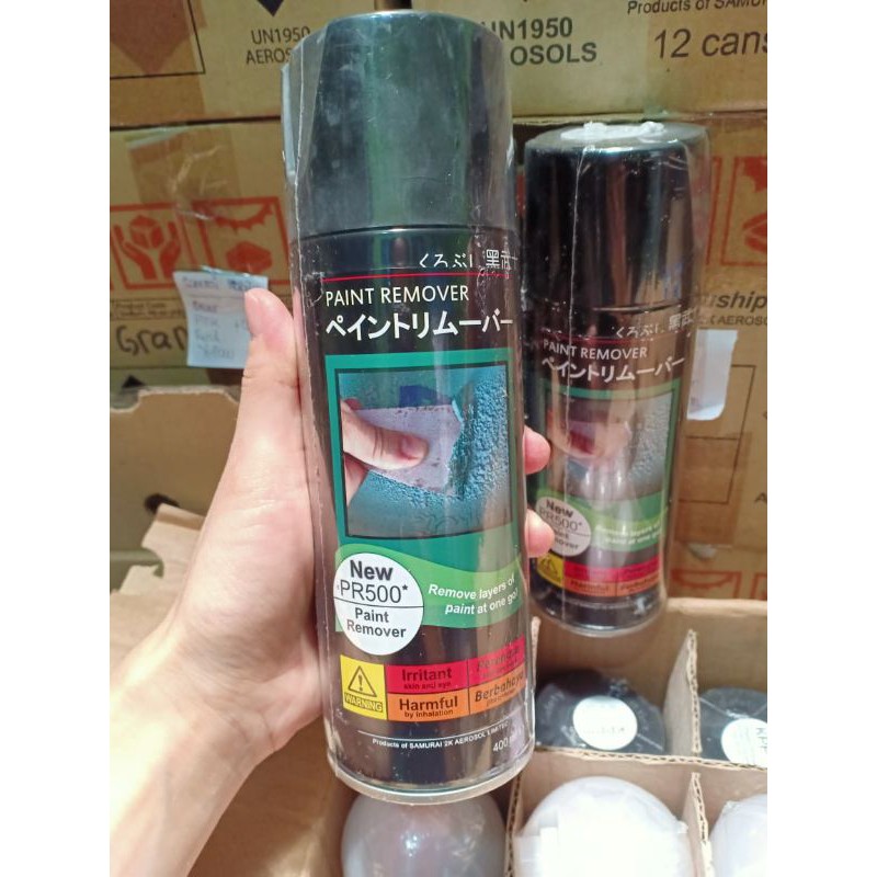 Paint Remover Samurai Paint PR500* Perontok Cat Samurai 400ml