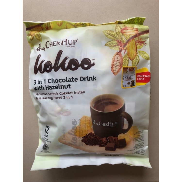 Chek hup kokoo Hazelnut/ susu cokelat hazelnut 480gr