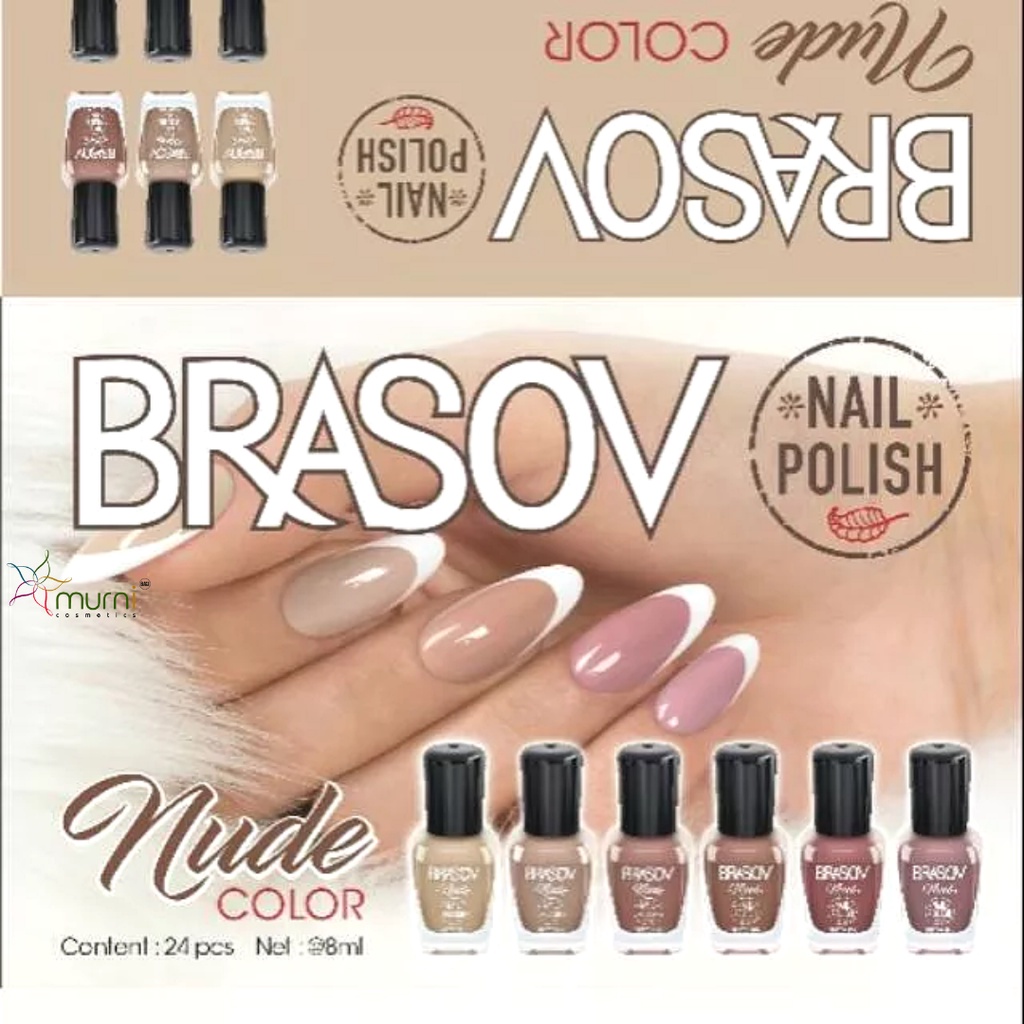 BRASOV NAIL POLISH NUDE COLOR 8ML