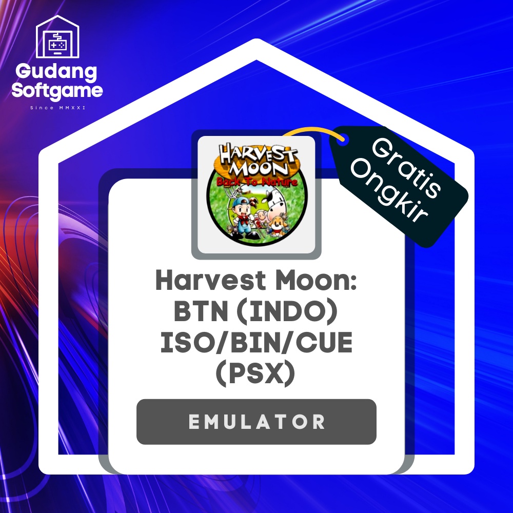 Jual Harvest Moon BTN Bahasa Indonesia - Game PS1 PSX ISOS/CUE/BIN Emulator  | Shopee Indonesia
