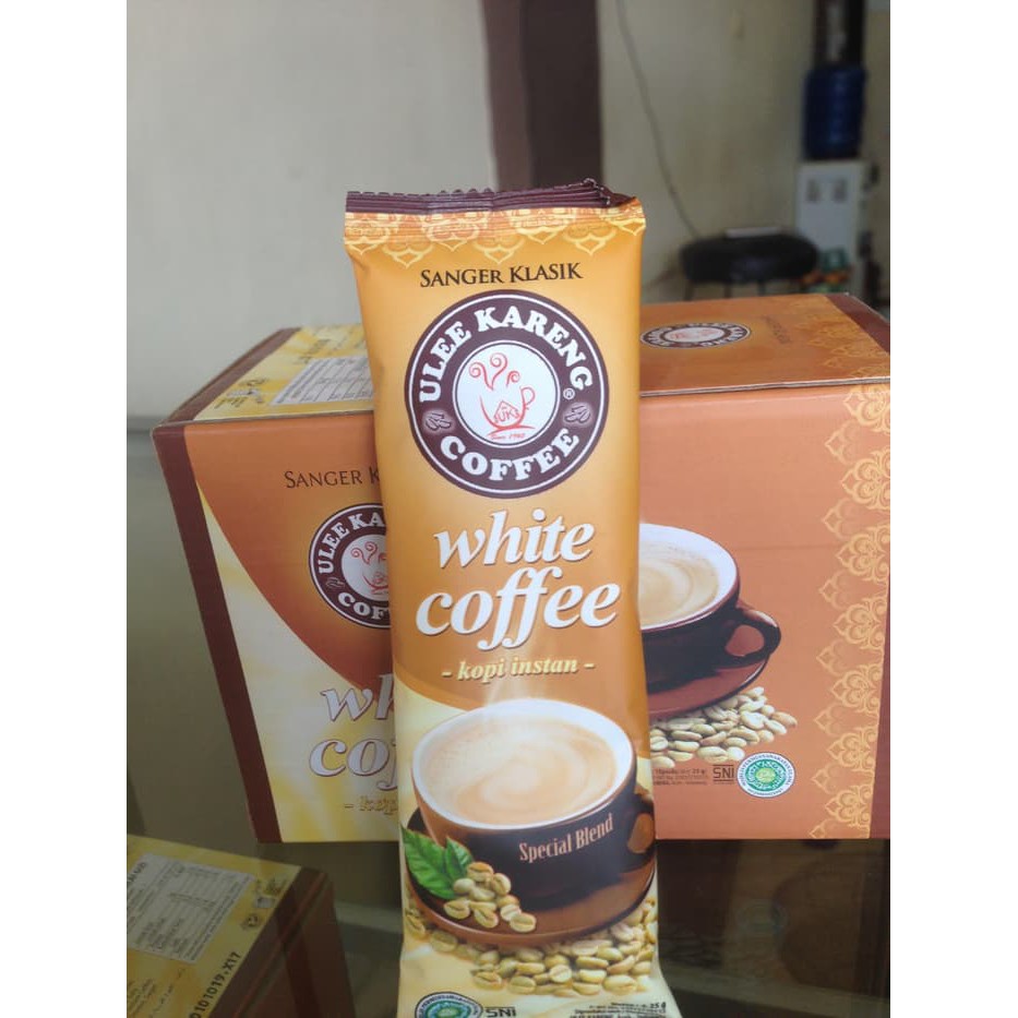 

White Coffee ulee kareng (sanger klasik) 10 saset