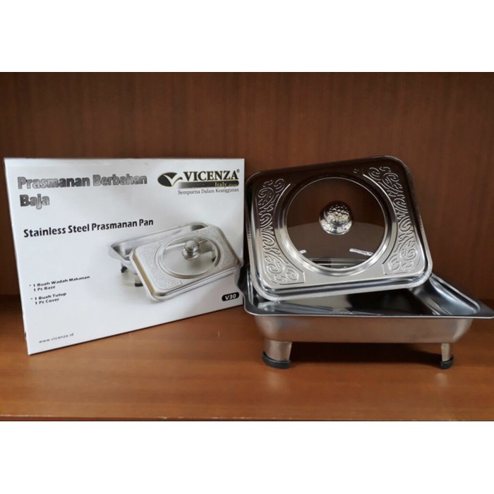 Stainless Steel Prasmanan Pan Vicenza V30 / Prasmanan Berbahan Baja
