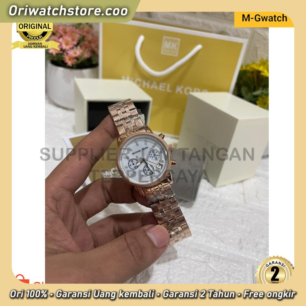 TERLARIS JAM TANGAN WANITA MICHAEL KORS MK5026 SIZE 38MM MG STORE