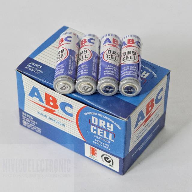 Baterai ABC AA drycell 1.5v