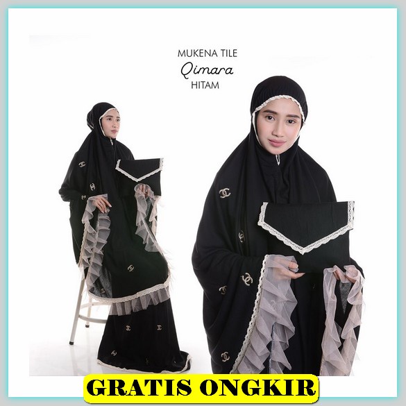 Mukena Almaira - Mukena Bali Dewasa Muslim Jumbo 2In1 Bahan Katun Rayon Premium Polos Terbaru Allsiz