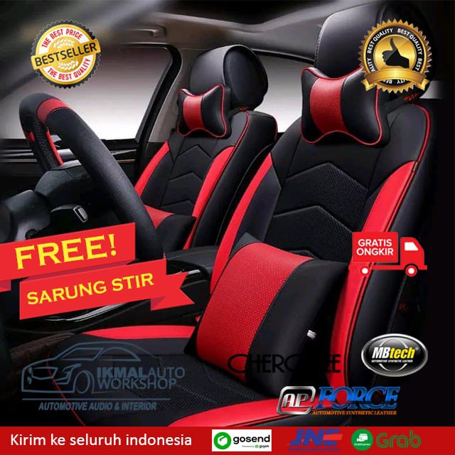 Paling Mewah Sarung Jok Mobil Sigra Bahan Cherokee Original Sintetis