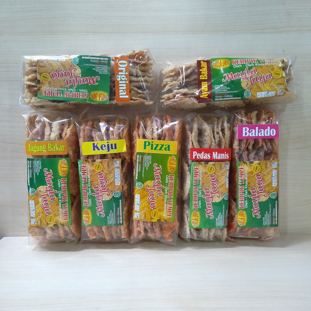 

Keripik Tempe Khas Malang Aneka Rasa