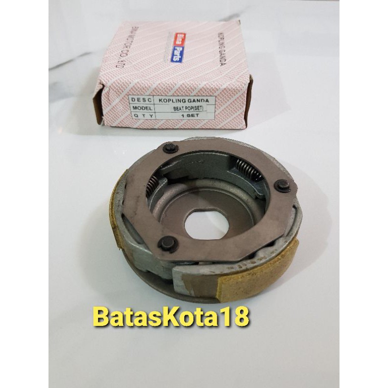 Kampas Ganda Otomatis Kopling Kopleng Assy Set Plus Dudukan Beat Pop-BeatPop ESP K44 Bina Part