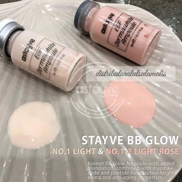 Stayve derma white light rose serum bbglow