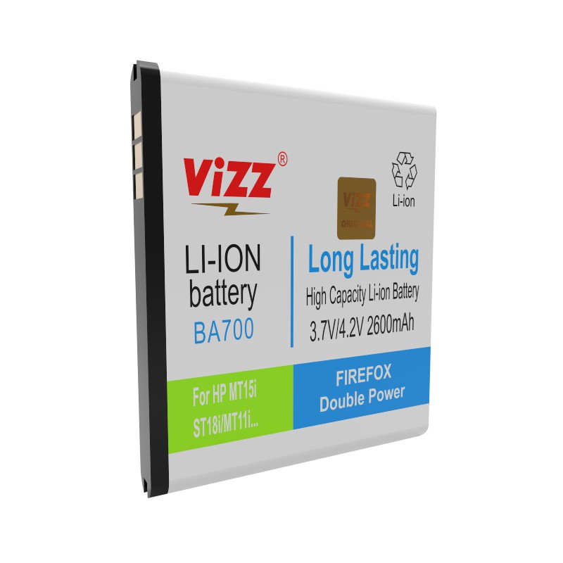 Vizz Battery BA700 High Power Long Lasting LI-IOn Baterai Cadangan