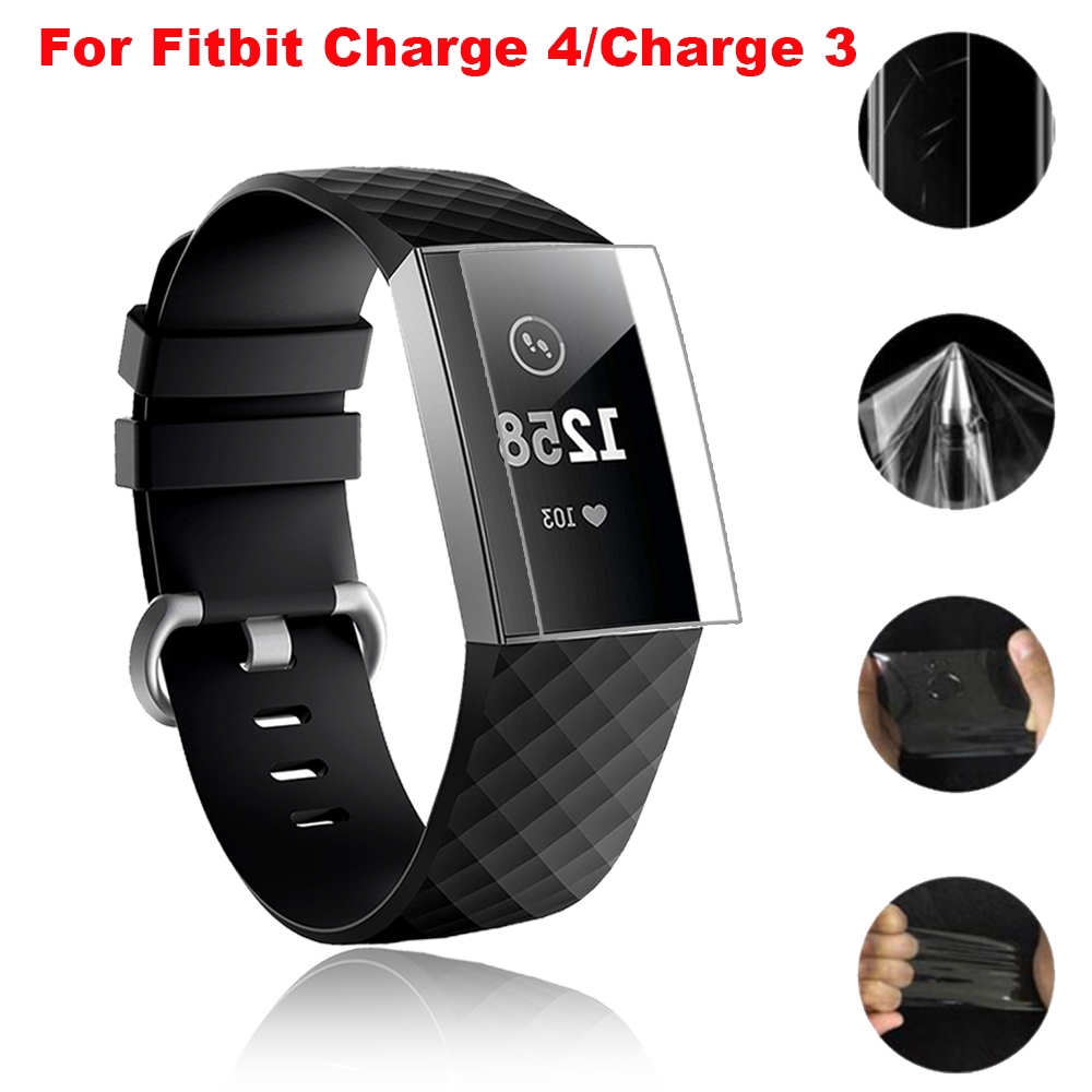 1pc Pelindung Layar Tpu Hd Untuk Fitbit 