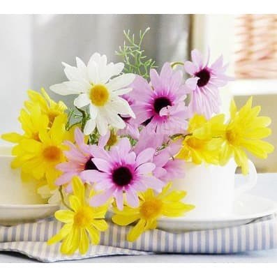 Artificial Flowert - Chamomile Flower (5 head)