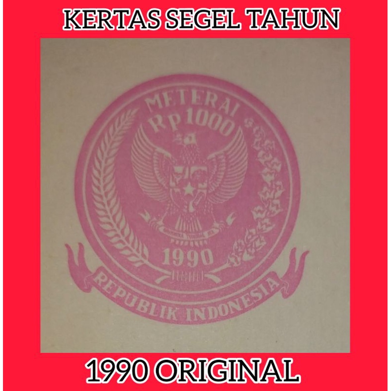 

KERTAS SEGEL1990