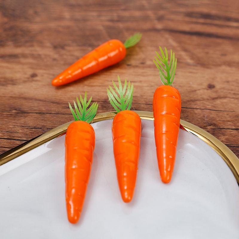 1pc Wortel / Sayuran Mini Bahan Busa Untuk Dekorasi Rumah / Hadiah Paskah
