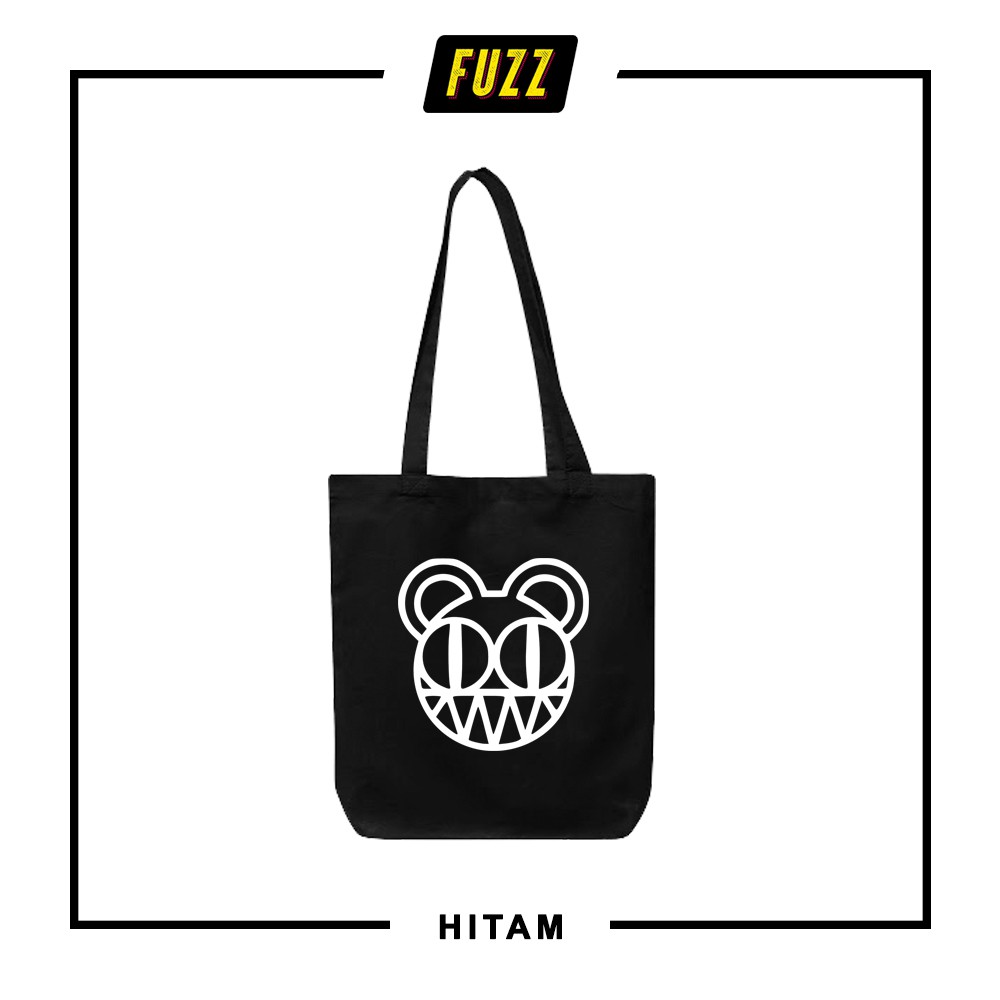 TOTEBAG BAND RADIOHEAD / TOTE BAG DISTRO MUSIK RADIO HEAD / TAS JINJING KULIAH MURAH DAN KEREN