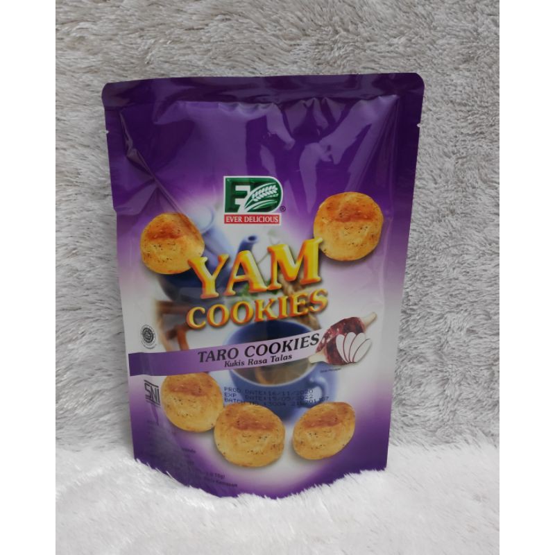 Ever Yam Cookies/Kukis Rasa Talas/Butter Cookies/Biskuit Mentega