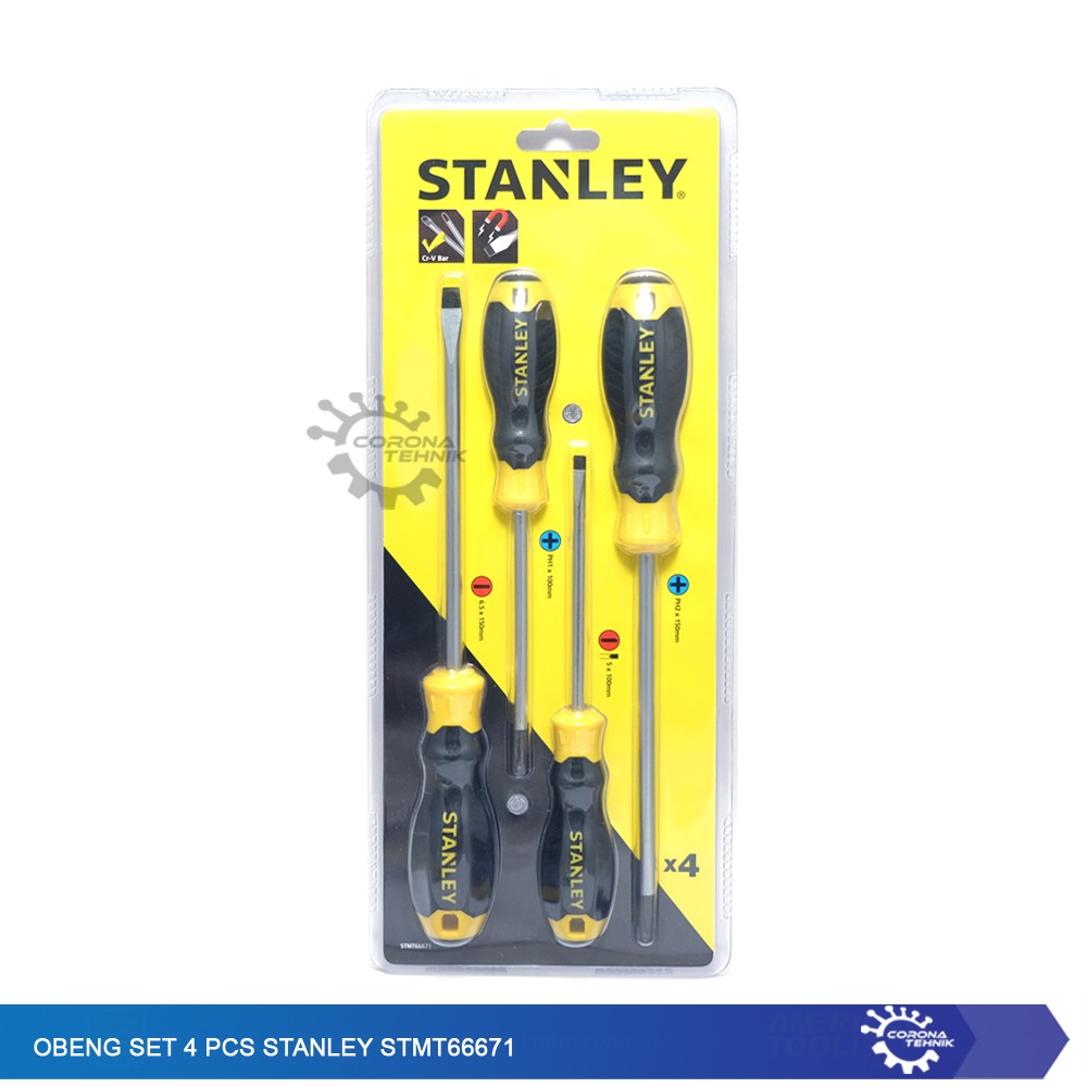 STANLEY - Obeng Set 4 Pcs STMT66671