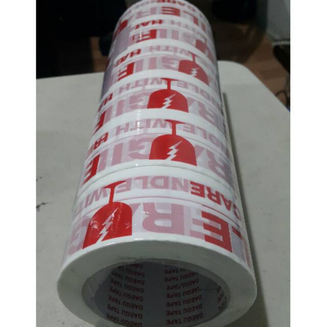 

Lakban isolasi solatip opp fragile 2" 72 yard murah berkualitas