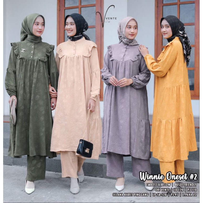 WINNIE SET BY VENTE / SETELAN JUMBO AIRFLOW EMBOS