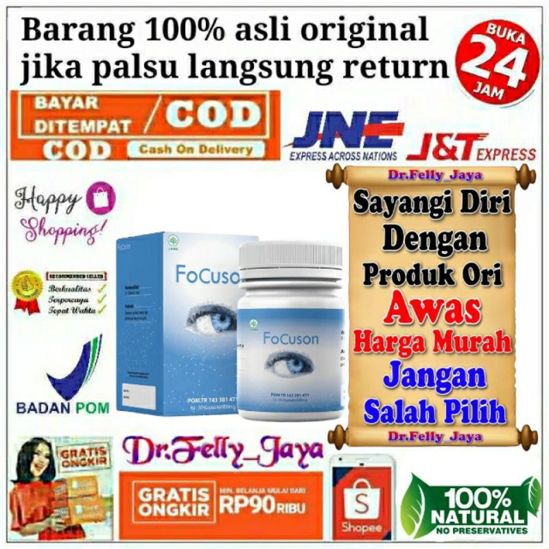 Obat mata focuson asli 100% original obat focuson mengatasi segala penyakit mata minus / katarak
