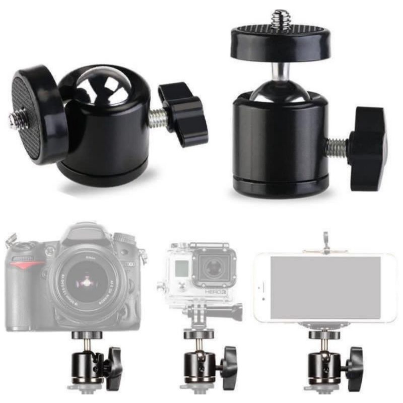 BallHead Mounting Tripod Ringlight Ballhead Tripod