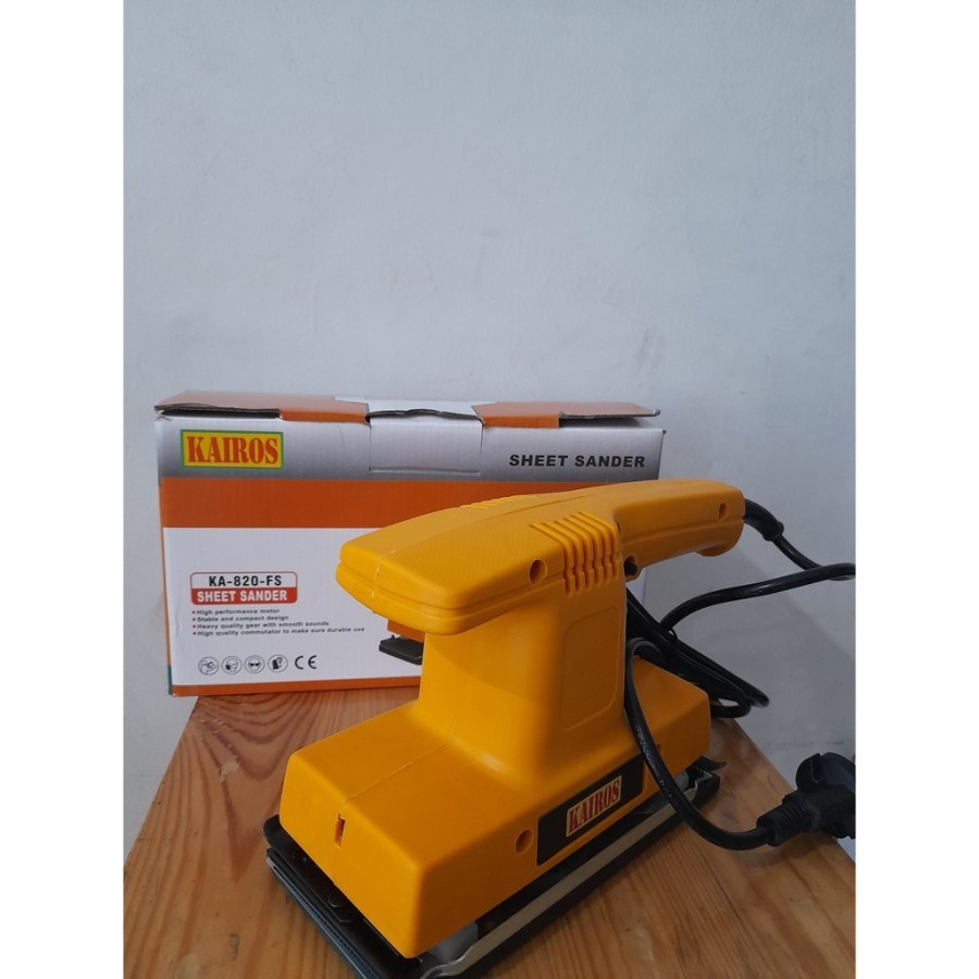 promo TERLARIS !! KAIROS Mesin Amplas/Ampelas Elektrik Sheet Sander KA-820-FS