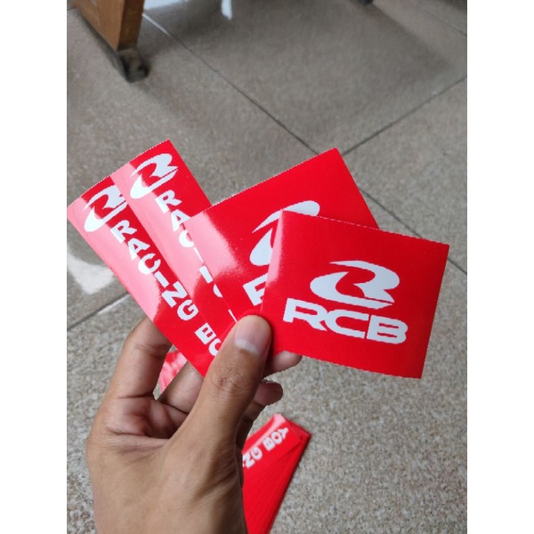 STICKER RCB racing berkilau