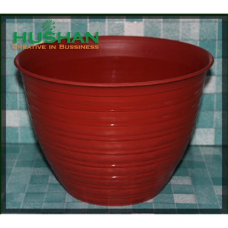  Pot  Tawon  24 Plastik Putih merah bata Tawon  24 cm 