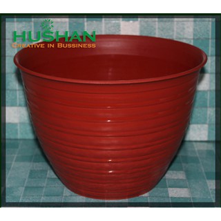  Pot  Tawon  24 Plastik Putih merah  bata Tawon  24 cm 