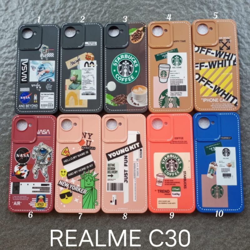 Case gambar Realme C30 . Realme Narzo 50i PRIME motif cowok ( 3 motif ) soft case softcase softshell silikon cover casing kesing housing