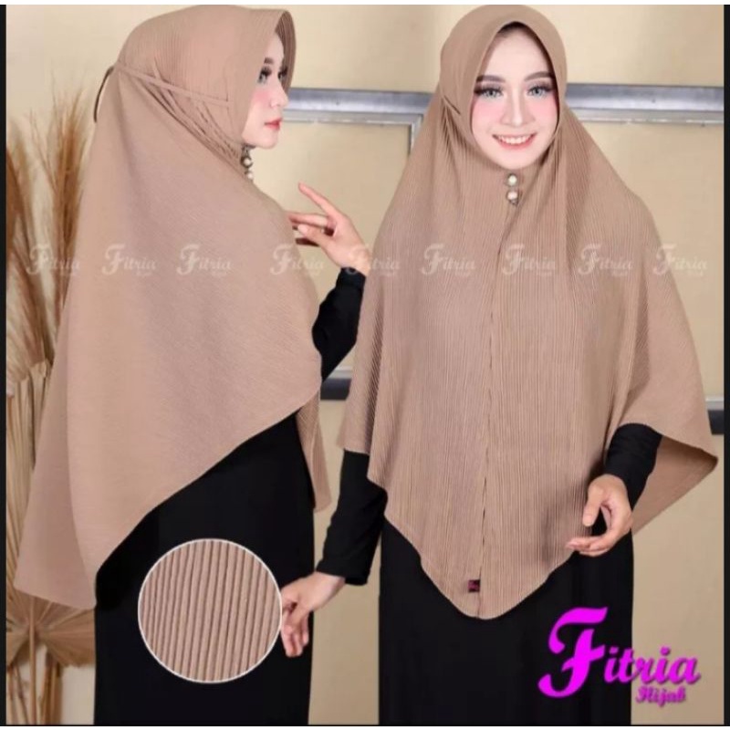 BERGO/HIJAB/JILBAB/KHIMAR PLISKET PET JUMBO SIZE XL