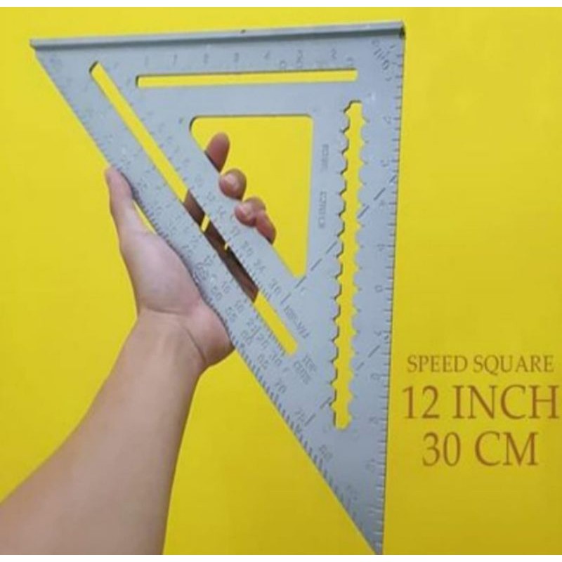 

speed square aloy 12 inch / penggaris siku segitiga 12 inch