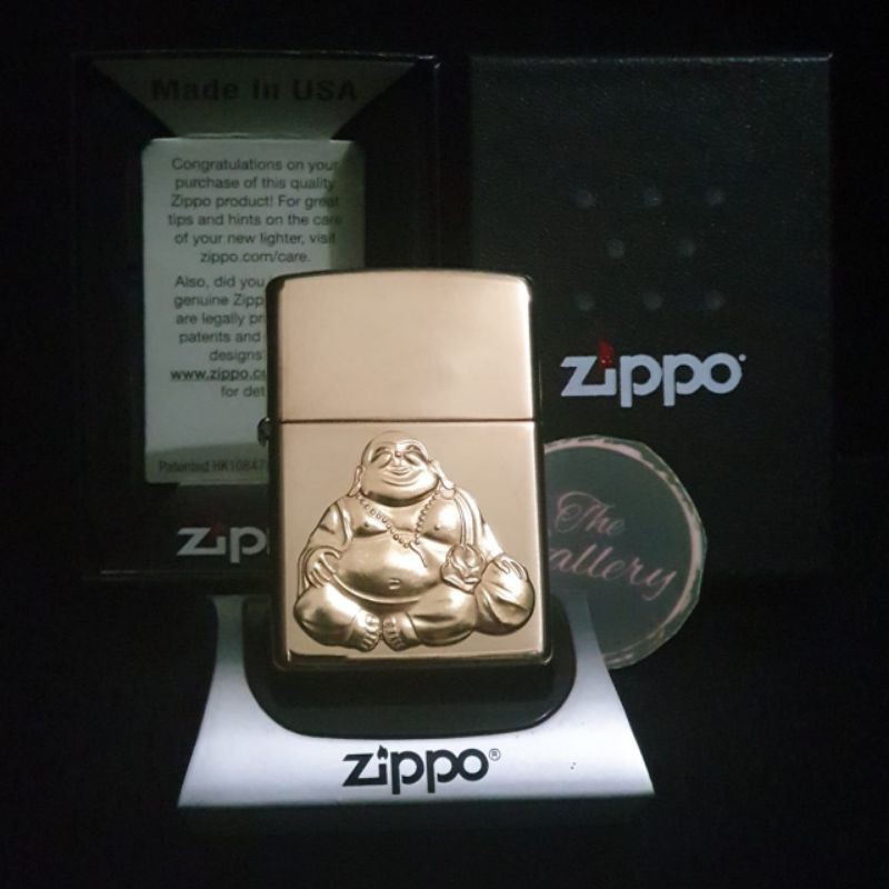 ⭐⭐⭐⭐⭐ 29626 ORIGINAL ZIPPO LAUGHING BUDDHA