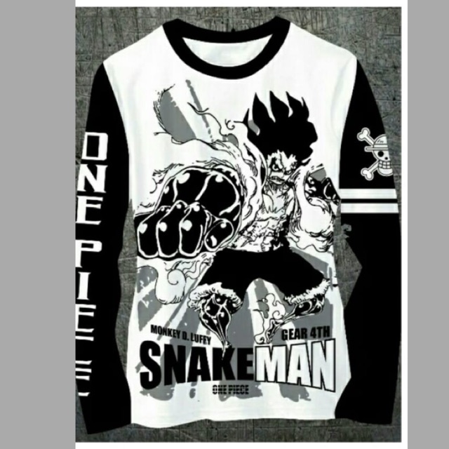 KAOS LENGAN PANJANG SNAKEMAN ONE PIECE
