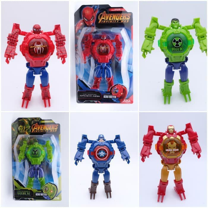 Banting Harga Jam Digital Anak Laki Laki Jam Tangan Anak Anak Lak 8884yx Robot Avengers Laser Pro Shopee Indonesia