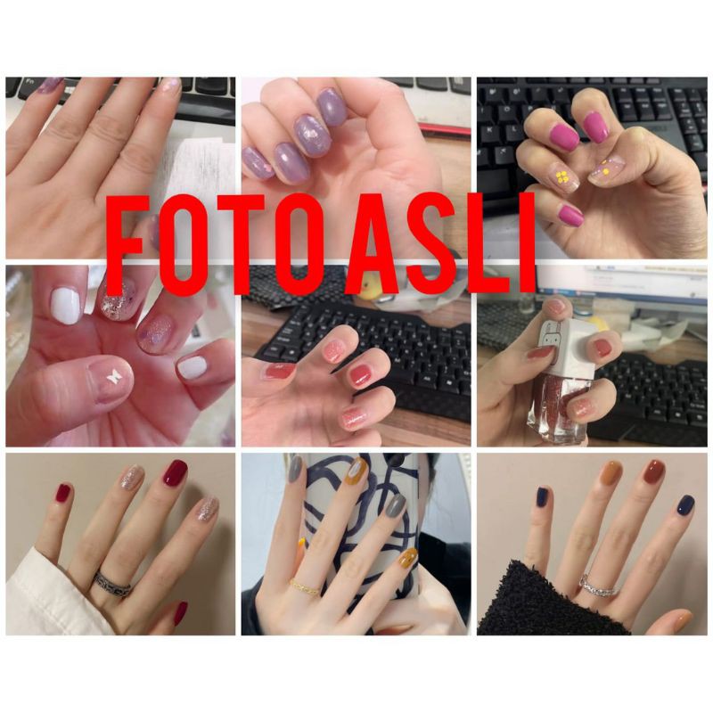 BS359 2in1 Kutek Peel Off Korean Nail Polish